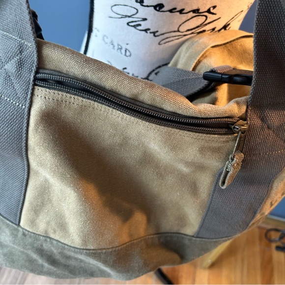 LL Bean Waxed Canvas Duffle bag - Picture 8 of 16